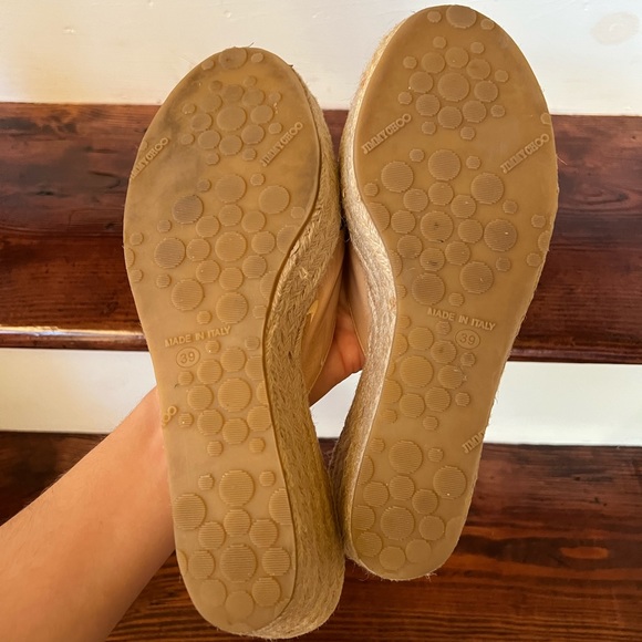 Jimmy Choo Espadrille Wedge Sandal Patent Leather - Picture 5 of 6